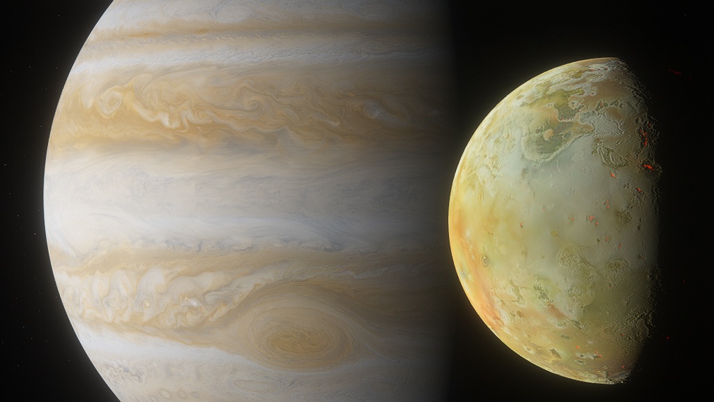 Jupiter sharpness compare: Modified